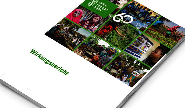 Deckblatt des Wirkungsberichts 2022 der Welthungerhilfe