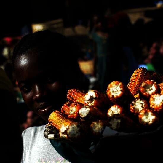 Sierra Leone Marktszene Sierra Leone market scene