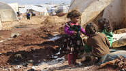 2019-3h1a1506-retusche-kinder-fluechtlinge-camp-syrien.jpg Kinder in einem Flüchtlingscamp in Syrien.