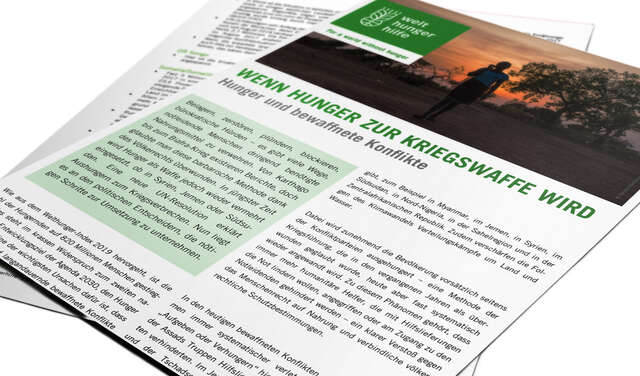 Factsheet: Hunger als Kriegswaffe
